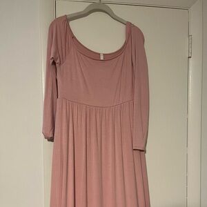 Large pinkblush dress